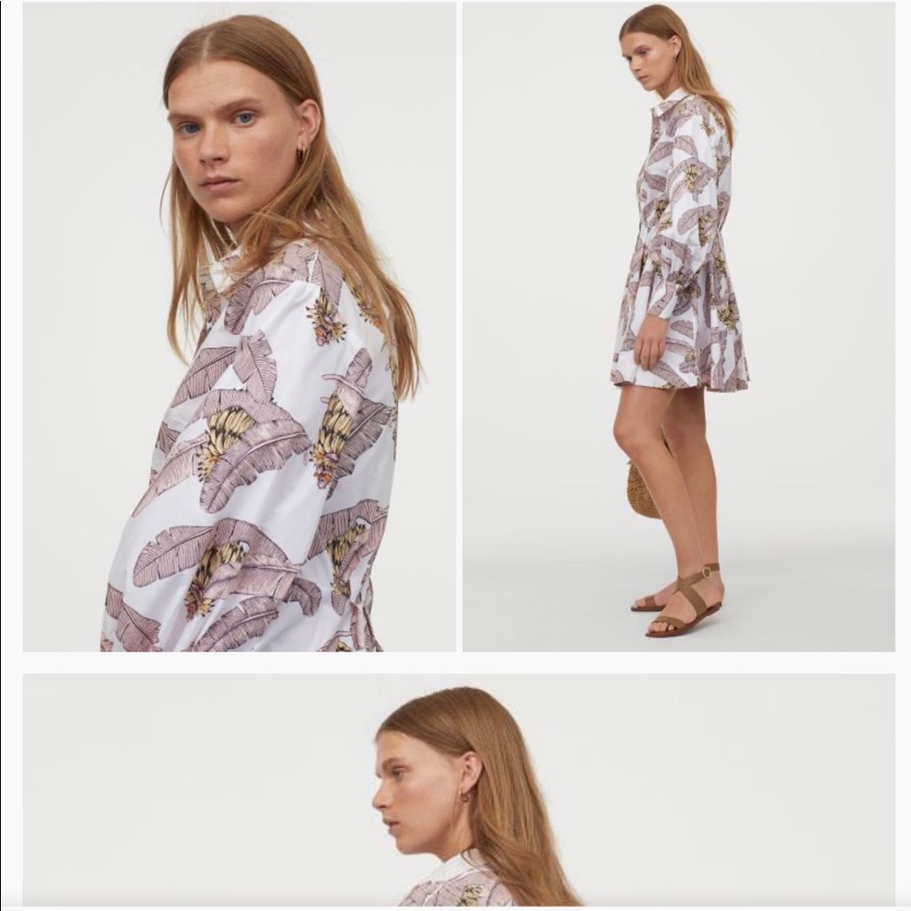 ❌SOLD❌DESMOND & DEMPSEY xH&M Banana Balloon-sleeve - Picture 3 of 14